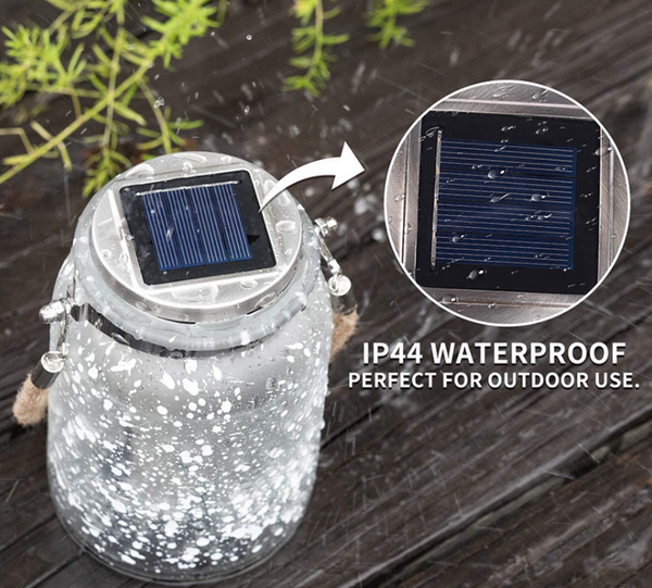 Solar Mason Jar Fairy Lamp
