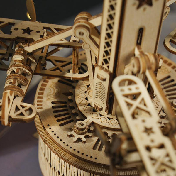 Airplane Control Tower Mechanical Music Box AMK41