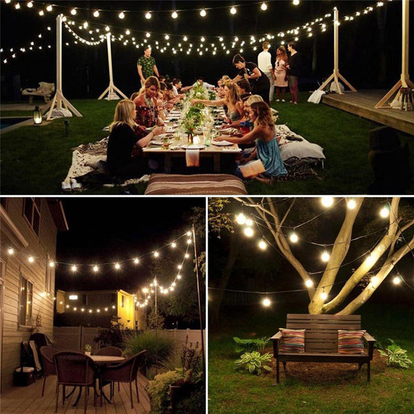 5M 7M 10M Solar Crystal Ball Lamp, LED String Lights Flash Waterproof Fairy  For Outdoor Garden Decoration