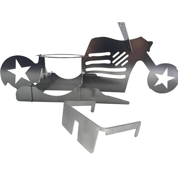Portable Beer Chicken Stand - American Motorcycle BBQ