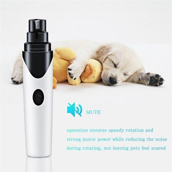 Electric Dog Nail Grinder - Pet Nail Trimmer - Soft Pet Paws