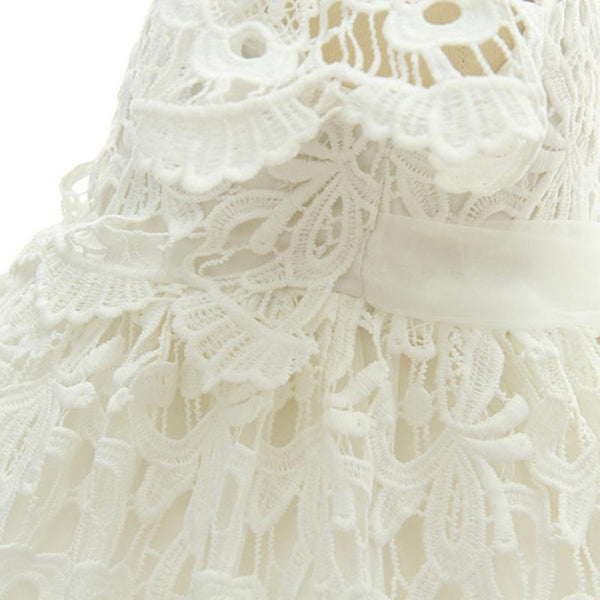 New Infant Girl & Toodler Christening Baptism Formal Dress with Bonnet