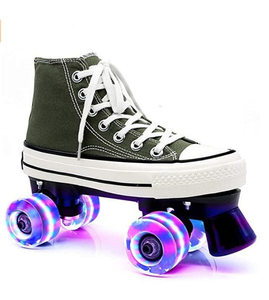 Canvas Flash Roller Skates