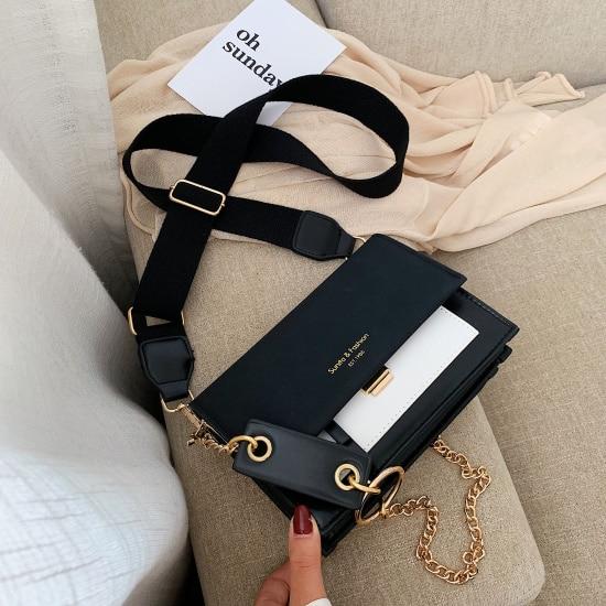 Mini Contrast Crossbody Bag