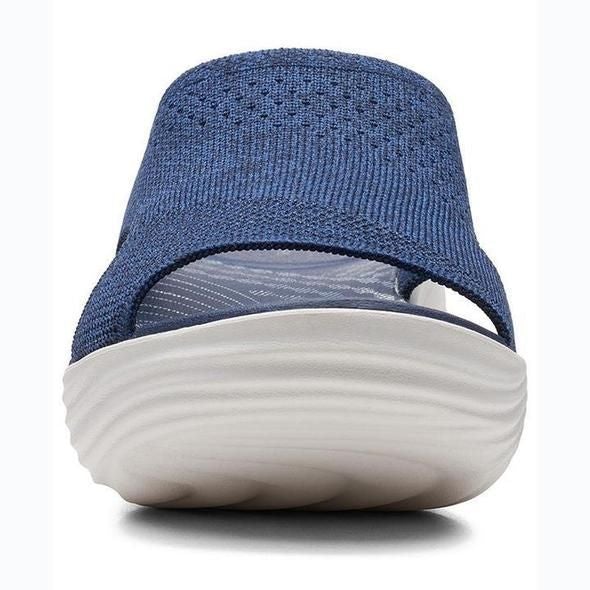 Stretch Orthotic Slide Sandals, Knitted Sports Corrective Sandals