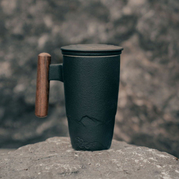 The Nepal Coffee & Tea Mug (Strainer & Lid Included)