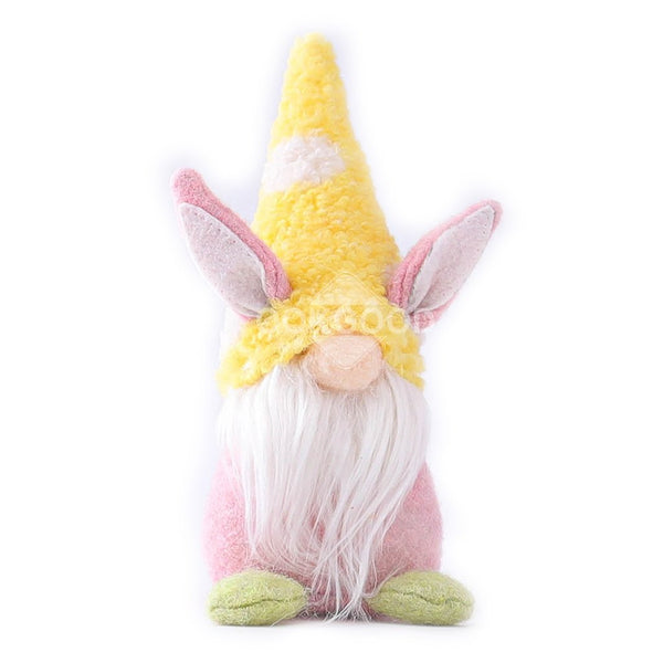 Spring Plush Bunny Gnome Doll For Easter Gift
