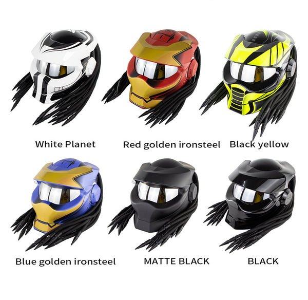 Motorcycle Predator Flip-Up Helmet