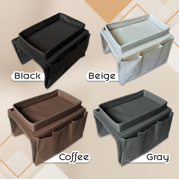 Sofa Armrest Tray With Organiser