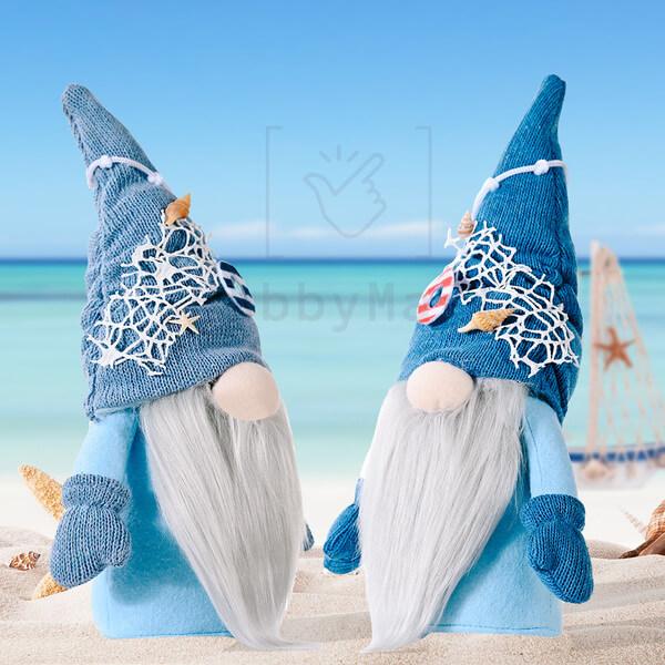 Adorable Plush Nautical Gnome For Home Decoration