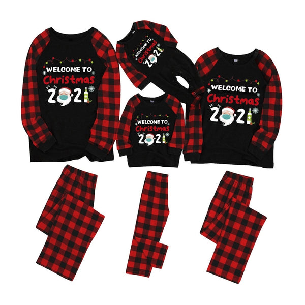 Christmas Pajamas Family Clothing Mother And Daughter Dad Son Clothes Family Look Christmas Family Pajamas