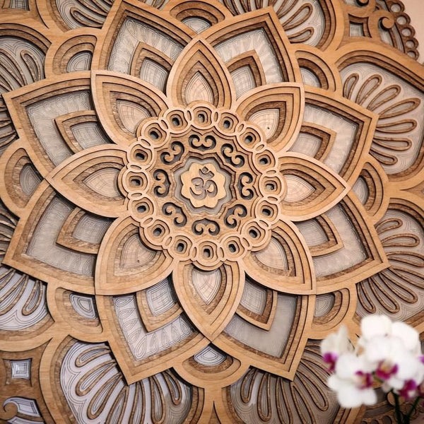Mandala Yoga Room Night Light LED