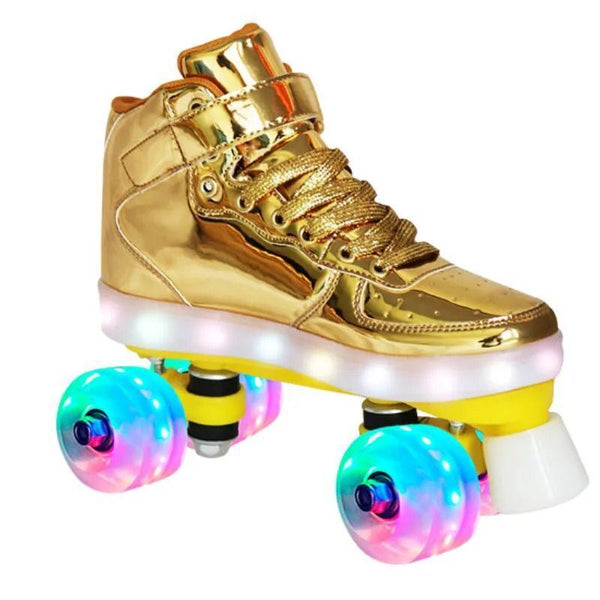 USB Charged LED Shinny Roller Skates