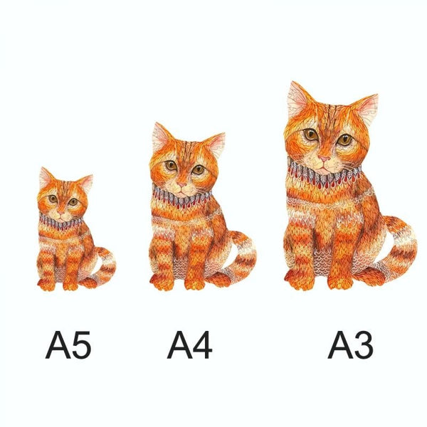 Wooden Jigsaw Puzzle Brown-Eyed