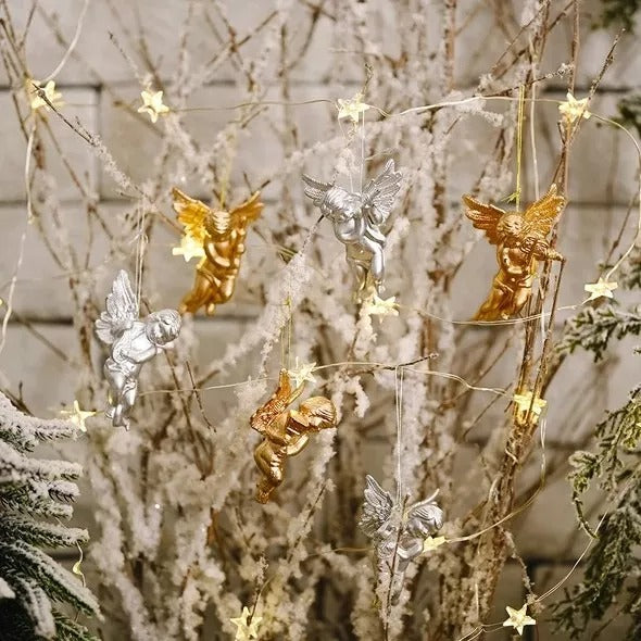 Lovely Mini Angel Hangings For Christmas Tree Decor