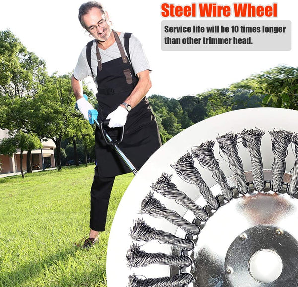 Steel Wire Brush Cutter Trimmer Head