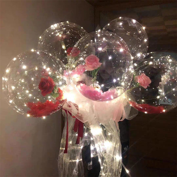 Mother's Day Led Balloon Rose Bouquet