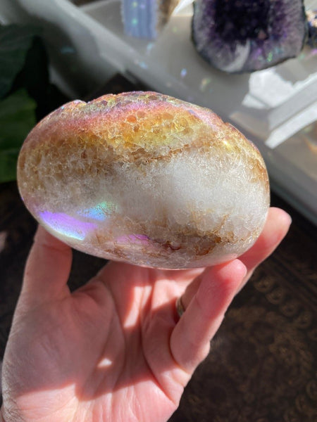 Angel Aura Heart Shaped Crystal
