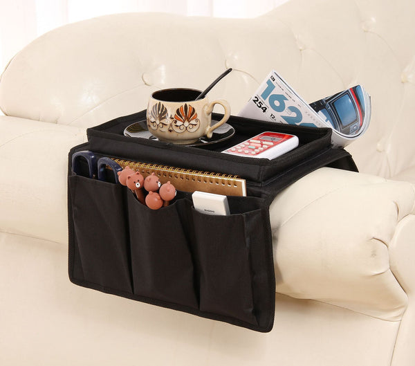 Sofa Armrest Tray With Organiser