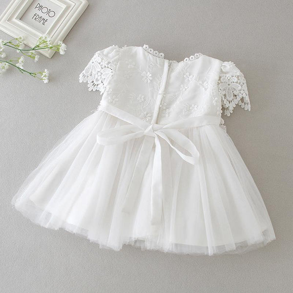 Cute Baptism Dress for Baby Girl Christening and Birthday Party