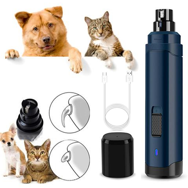 Electric Dog Nail Grinder - Pet Nail Trimmer - Soft Pet Paws