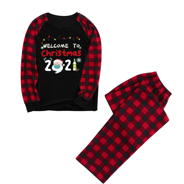 Christmas Pajamas Family Clothing Mother And Daughter Dad Son Clothes Family Look Christmas Family Pajamas