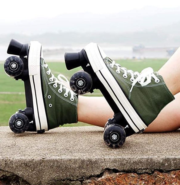 Canvas Flash Roller Skates