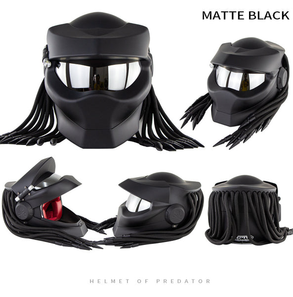 Motorcycle Predator Flip-Up Helmet
