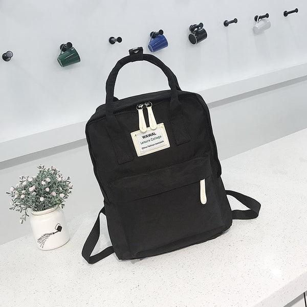 Retro Korean Canvas Backpack