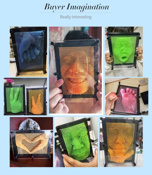Pin Art DIY 3D Sculpture
