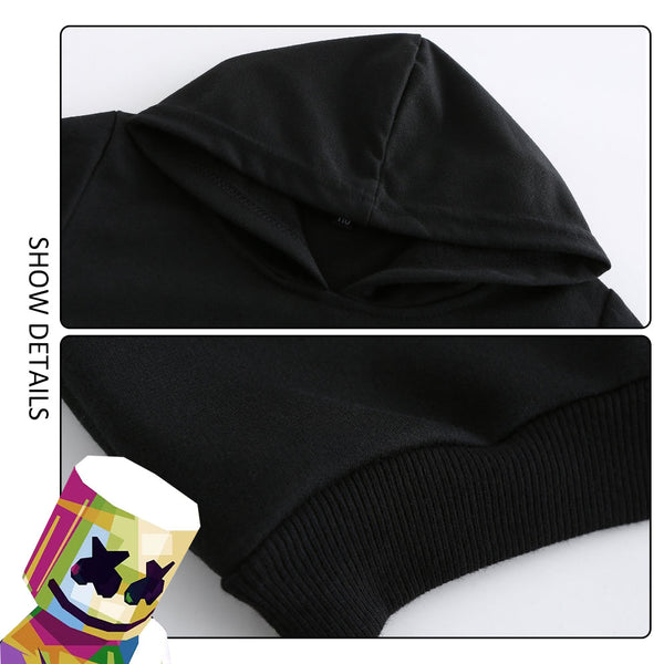 Kids DJ Marshmallow Hoodie and Pants Halloween Cosplay Outfit For Boys and Girls