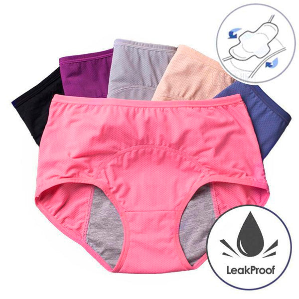 Wall New NaterialSet High Waist Leak Proof Panties