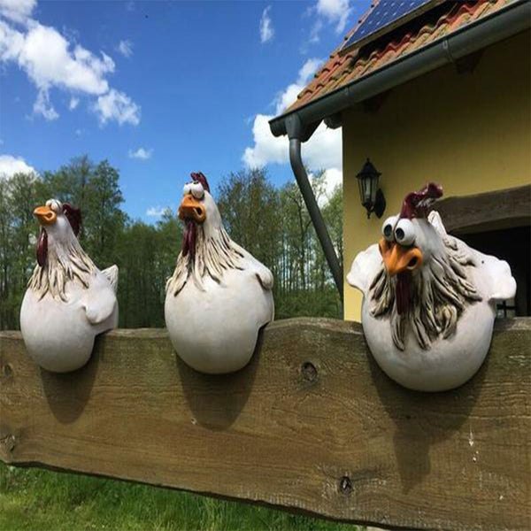 Chicken Farm Farm Art-Backyard Decoration Courtyard Chicken Decoration