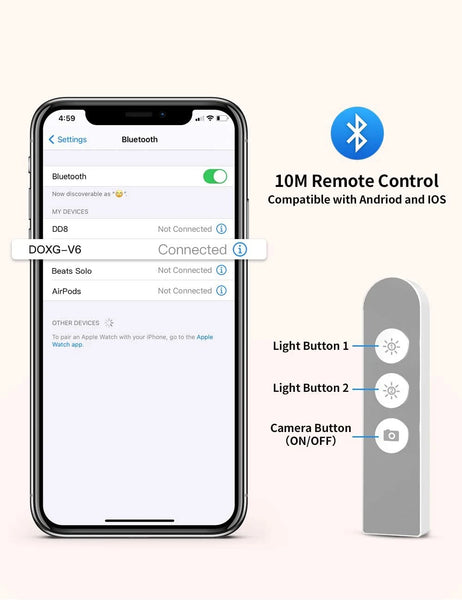 Portable Selfie Ring Light for Twitch Tiktok