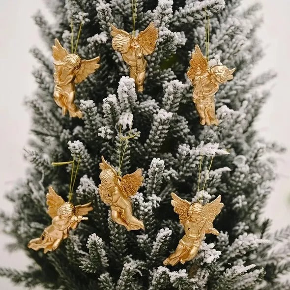 Lovely Mini Angel Hangings For Christmas Tree Decor