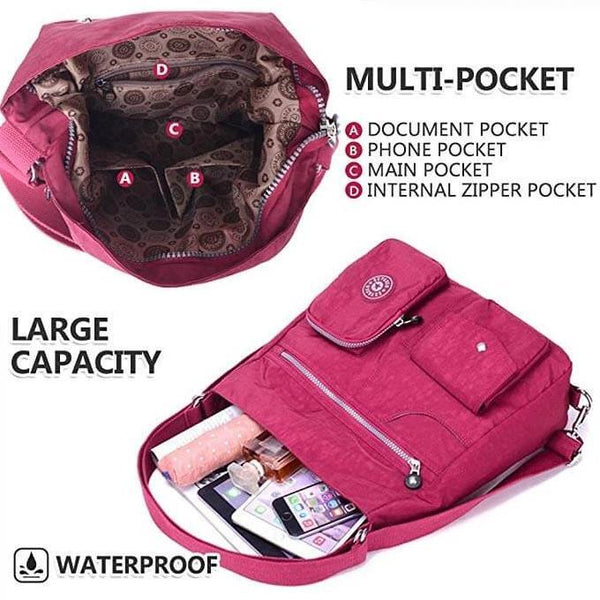 Waterproof Shoulder Bag Travel Backpack
