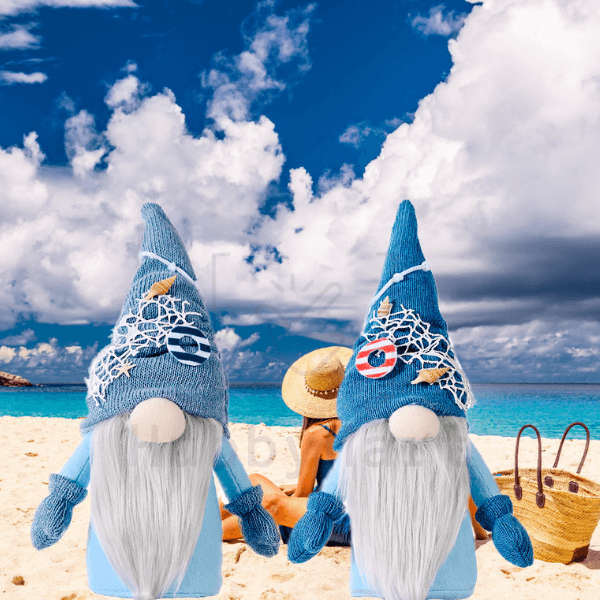 Adorable Plush Nautical Gnome For Home Decoration