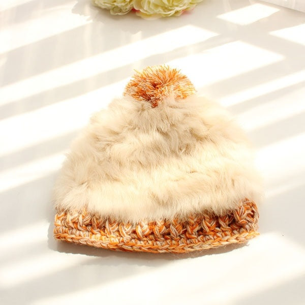 Fur Knit Beanie