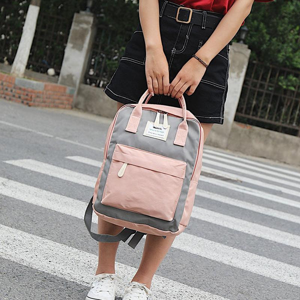 Retro Korean Canvas Backpack