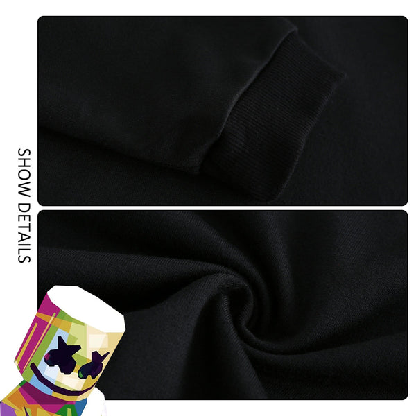 Kids DJ Marshmallow Hoodie and Pants Halloween Cosplay Outfit For Boys and Girls