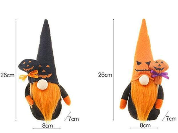 Lovely Halloween Plush Gnome For Holiday Gift And Decoration