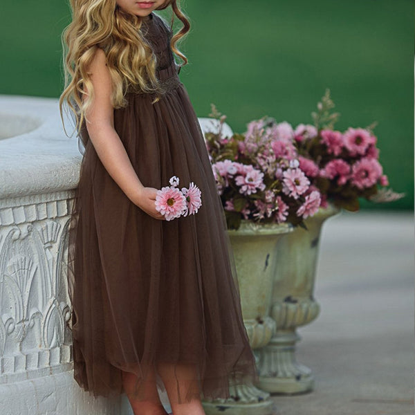 New Fashion Baby Girls Party Dress Sleeveless 3 Layers Tutu Dress