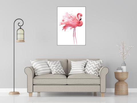 DIY Paint by Numbers Kit for Adults - Pink Flamingo