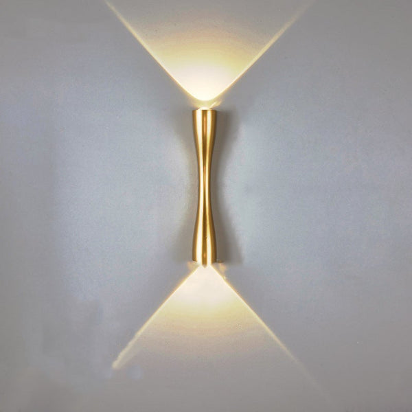 Modern Simple Long Horn 2-Light LED Indoor And Outdoor Wall Sconce Lamp
