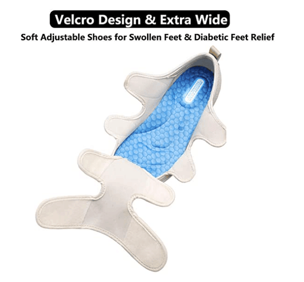 Plus Size Wide Diabetic Shoes For Swollen Feet Width Shoes-WD017