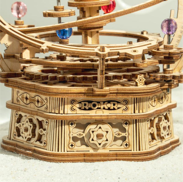 Starry Night Mechanical Music Box 3D Wooden Puzzle AMK51
