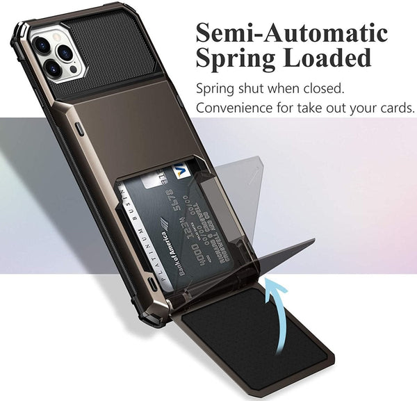 Orbit Shockproof iPhone Wallet Case For 14, 15 & 16 Series
