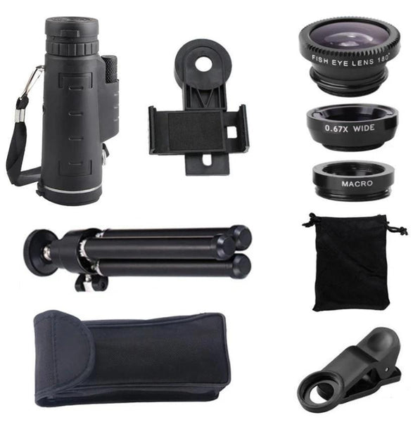 1000X Zoom Waterproof Monocular Mobile Telescope