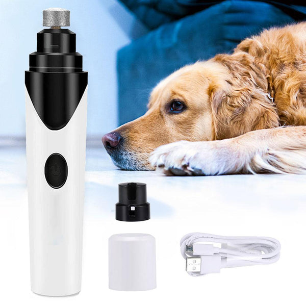 Electric Dog Nail Grinder - Pet Nail Trimmer - Soft Pet Paws