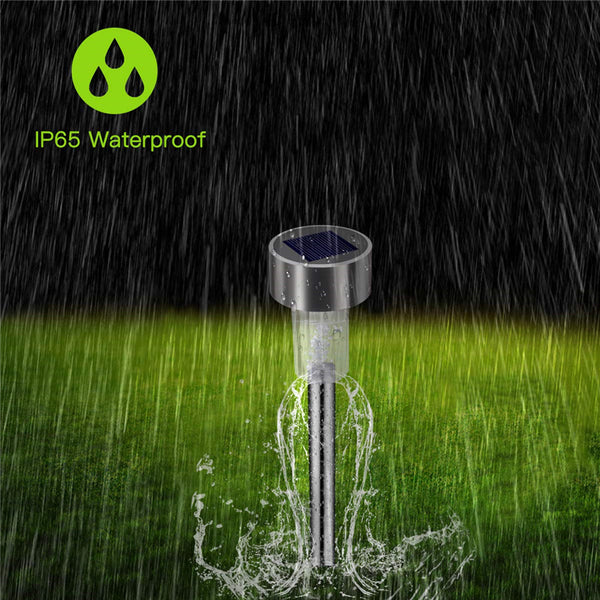 Solar Garden Lights Outdoor, Upgraded Solar Powered Lights LED Outside Waterproof Lamps with Star Pattern for Garden Path Yard, 12 Pack